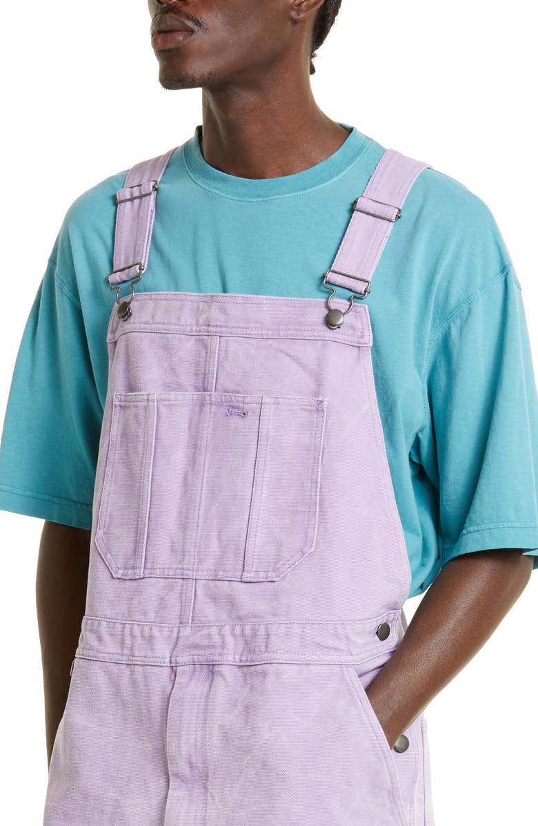 Acne Studios Organic Cotton Canvas Overalls, Alternate, color, 