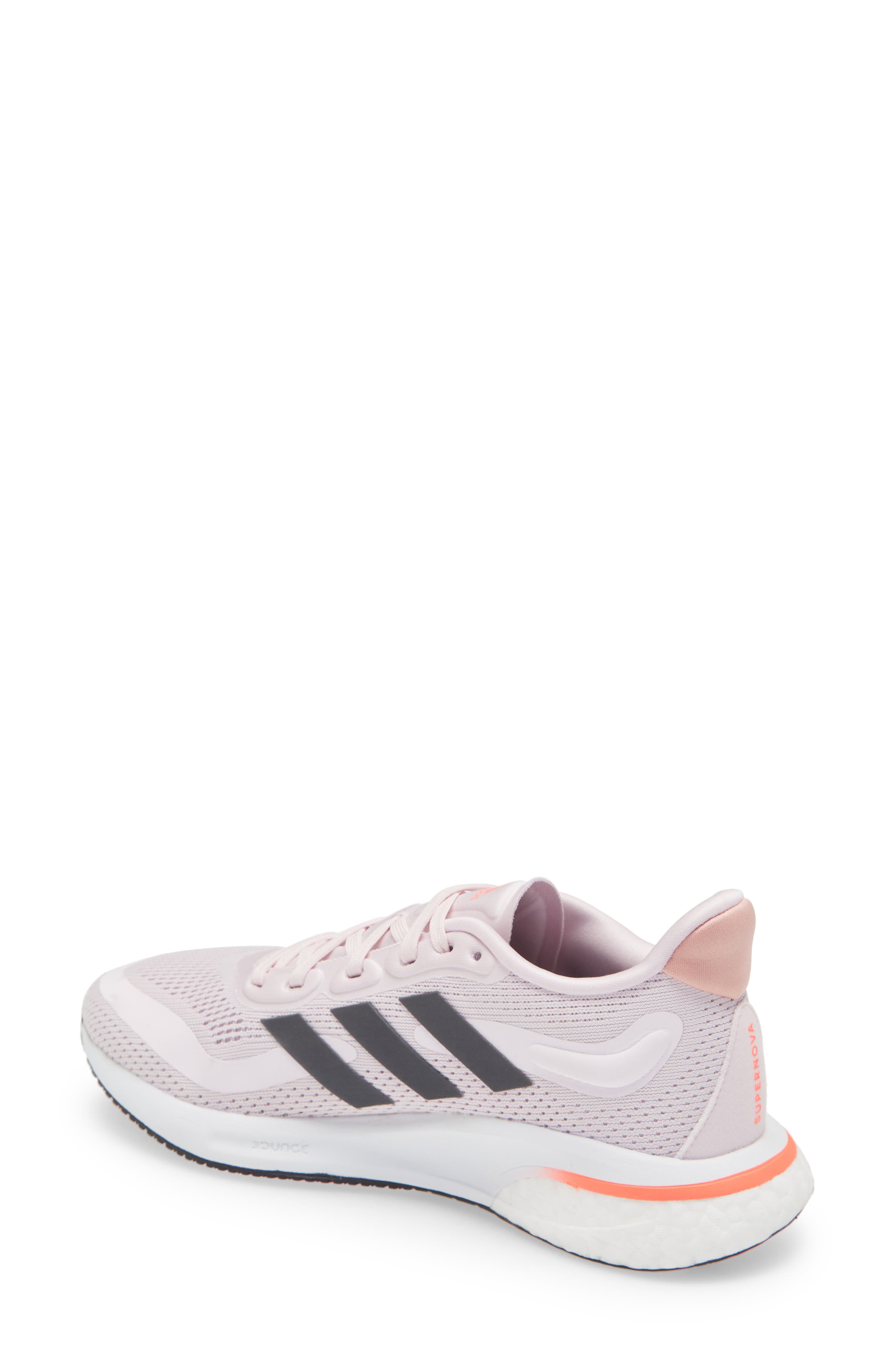 Supernova Running Shoe, Alternate, color, ALMOST PINK/ CARBON/ TURBO