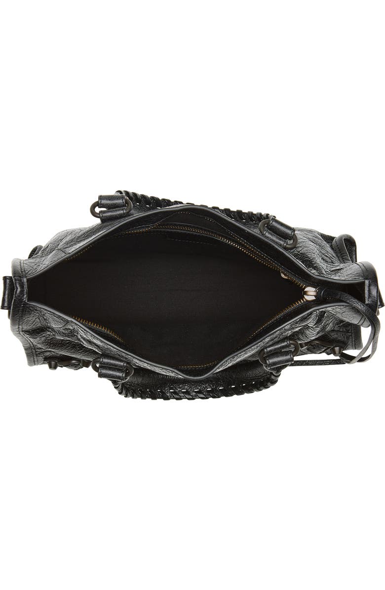 Balenciaga Small Le City Leather Satchel, Alternate, color, 1000 Black