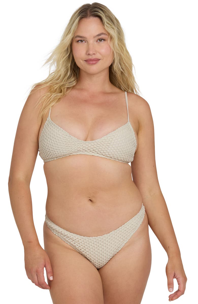 Billabong Twisted Tides Bikini Top, Alternate, color, White Cap