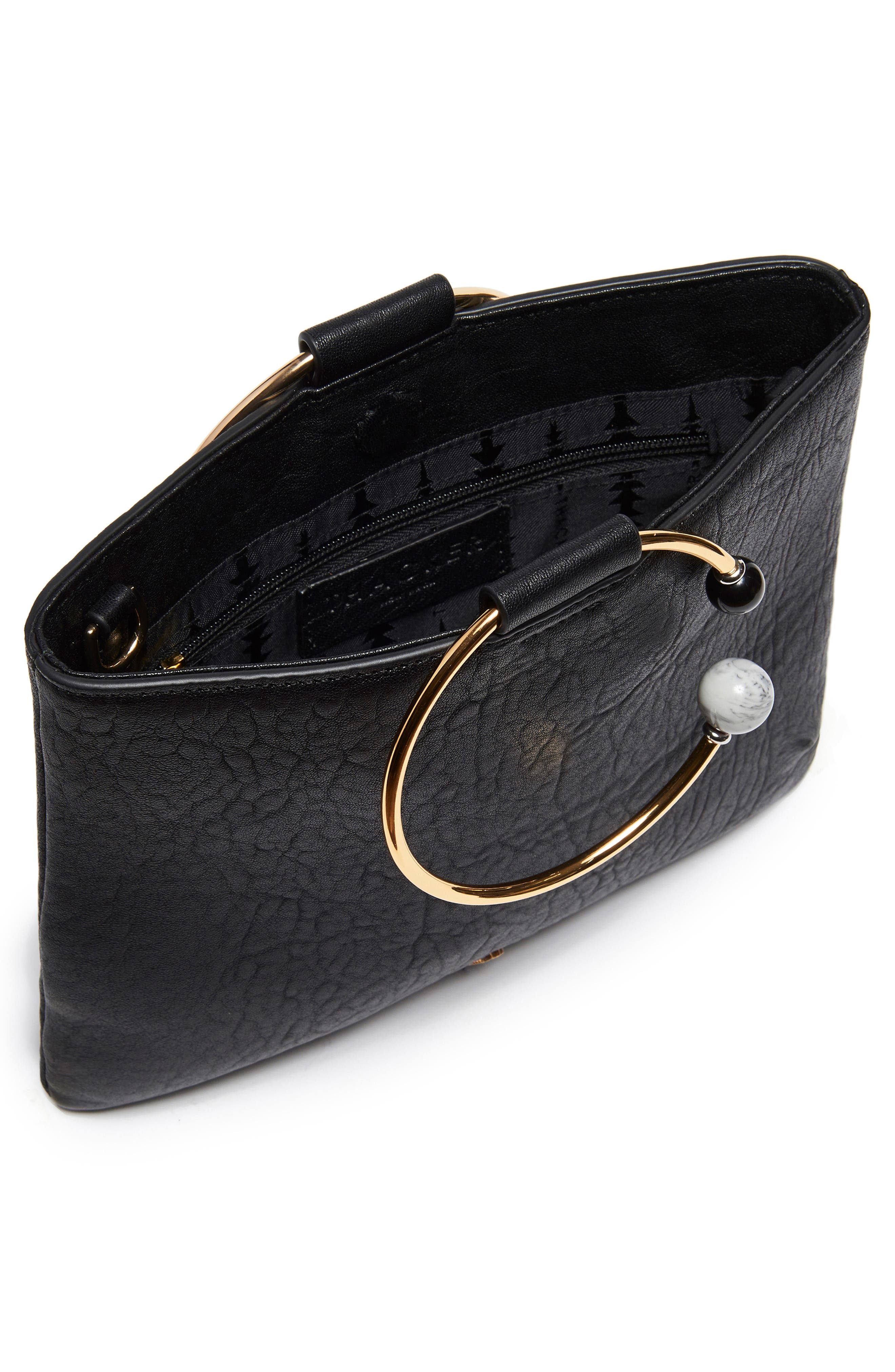 Thacker Le Pouch Beaded Ring Leather Crossbody Bag, Alternate, color, 