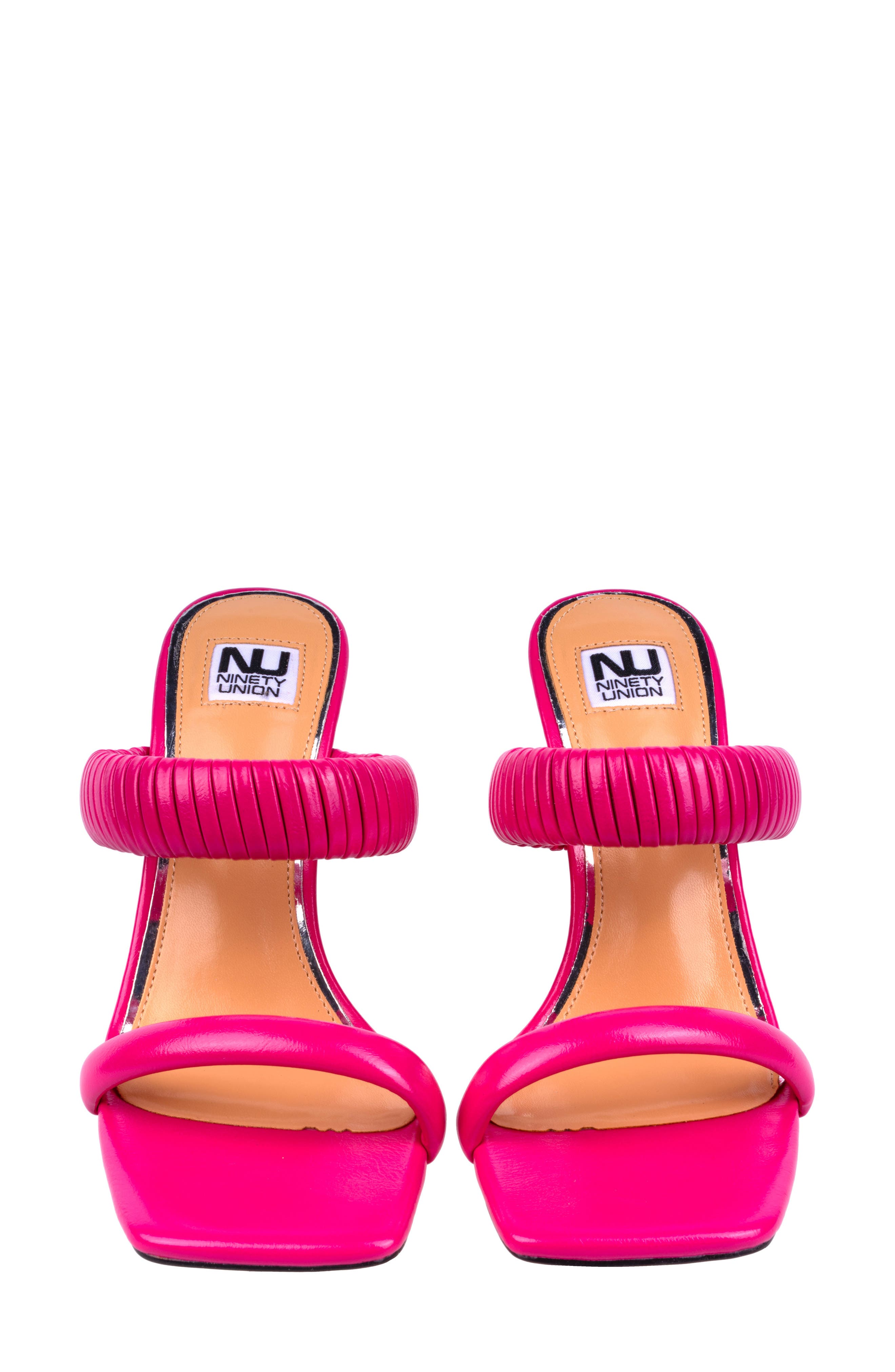 Raddle Square Toe Sandal, Alternate, color, FUCHSIA