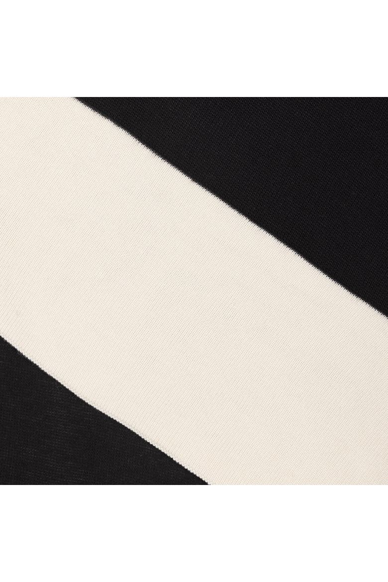 Tissue Weight Ruana With Border, Alternate, color, Black