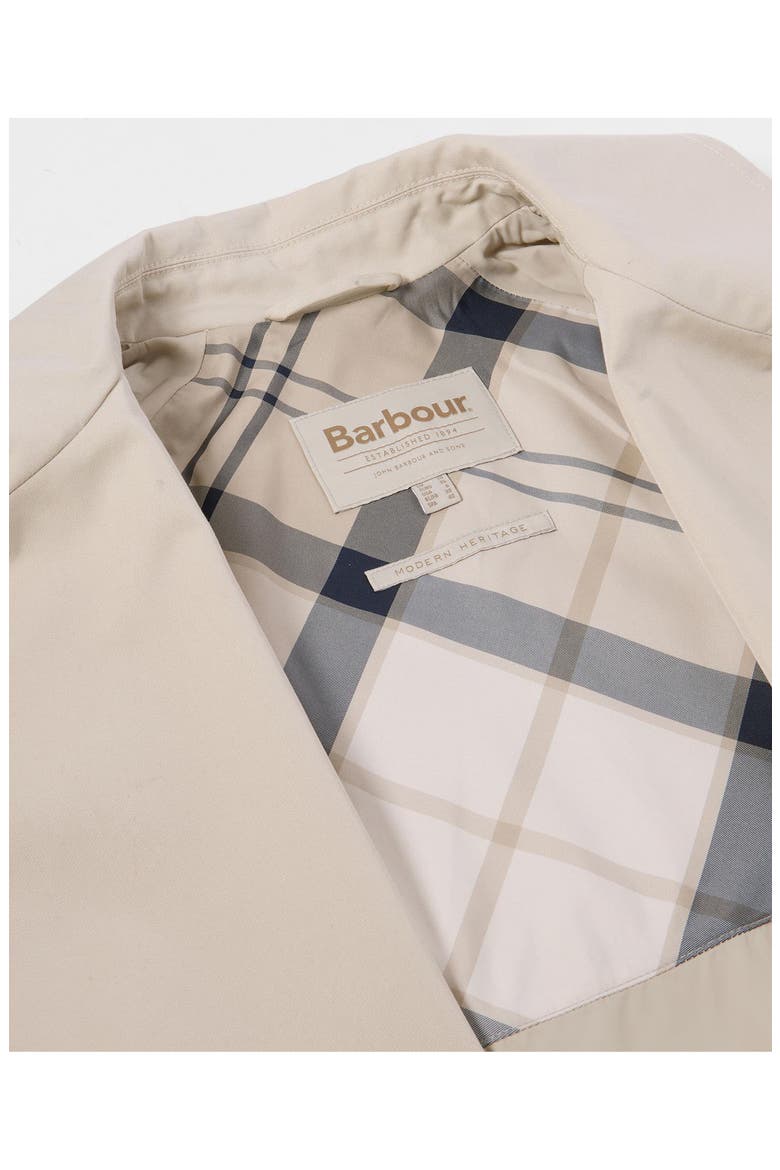 Adare Showerproof Water Resistant Trench Coat, Alternate, color, MIST/ DRESS NAVY TARTAN