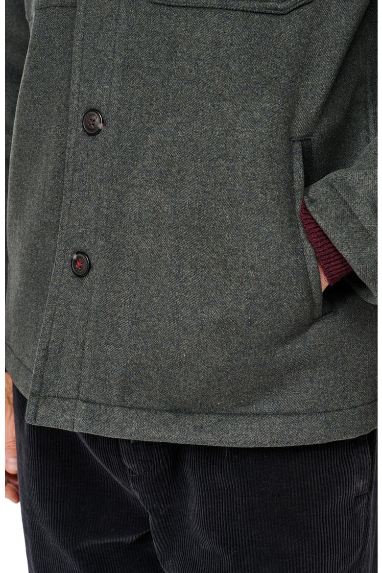 Nettleham Shirt Jacket, Alternate, color, Green Herringbone