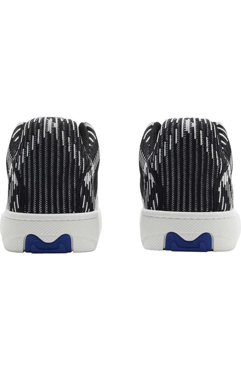 Burberry Check Knit Box Sneaker, Alternate, color, Black Ip Chk