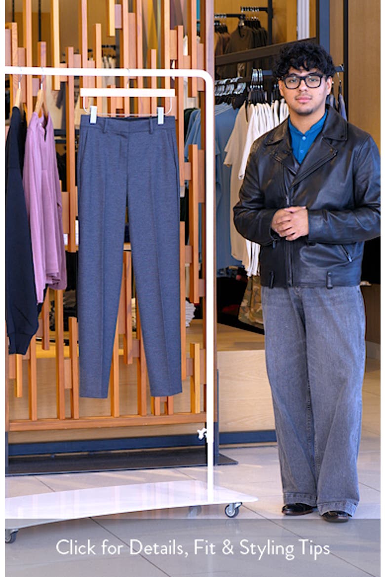 Slim Fit Wool Blend Pants video
