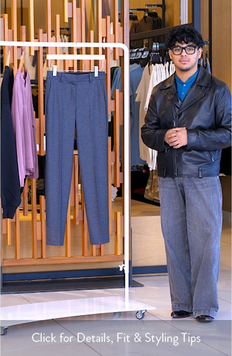 Slim Fit Wool Blend Pants, sales video thumbnail
