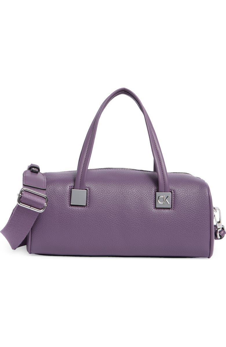 Calvin Klein Rue Satchel Bag, Alternate, color, Winter Plum