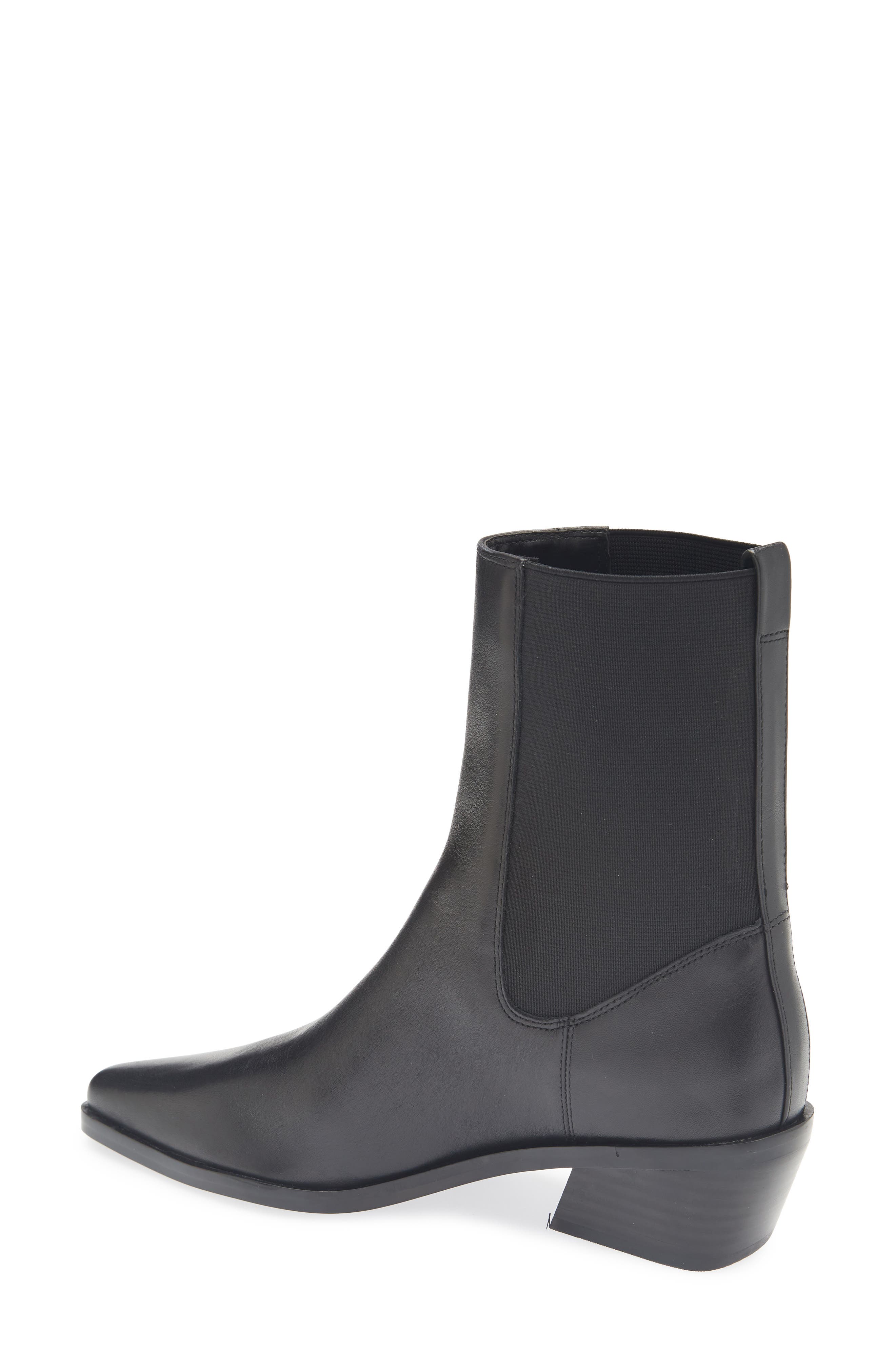 Nordstrom Ainsley Chelsea Boot, Alternate, color, Black