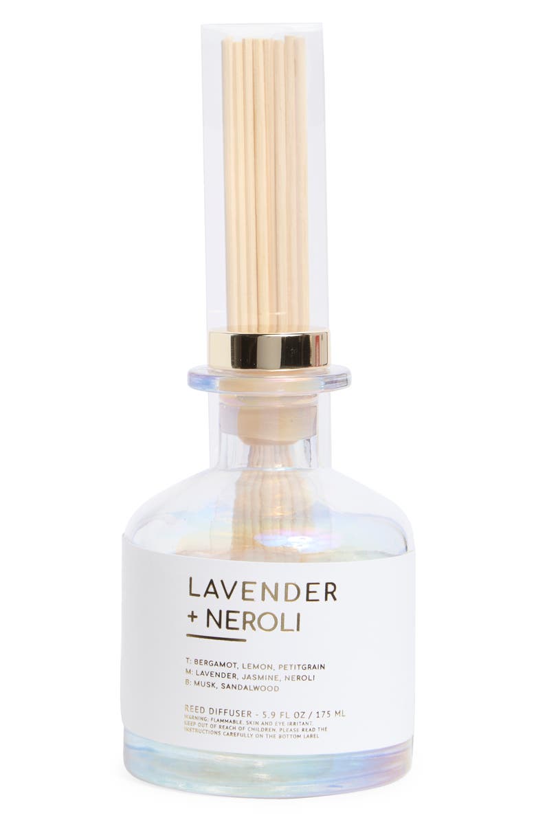 PORTOFINO CANDLES Lavender + Neroli Reed Diffuser, Main, color, Lavender N Neroli