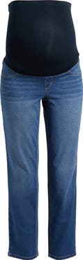 1822 Denim Re:Denim Over the Bump Ankle Straight Leg Maternity Jeans