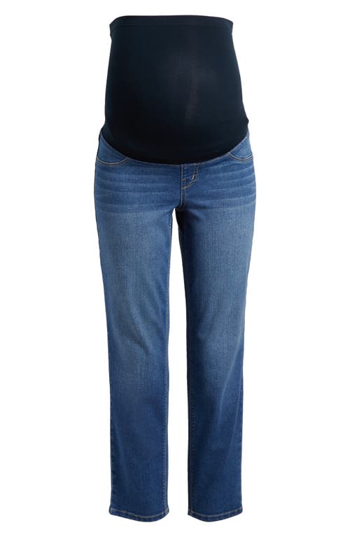 1822 Denim Re:denim Over The Bump Ankle Straight Leg Maternity Jeans In Ace