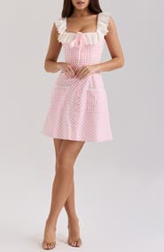 HOUSE OF CB Astra Ruffle Minidress