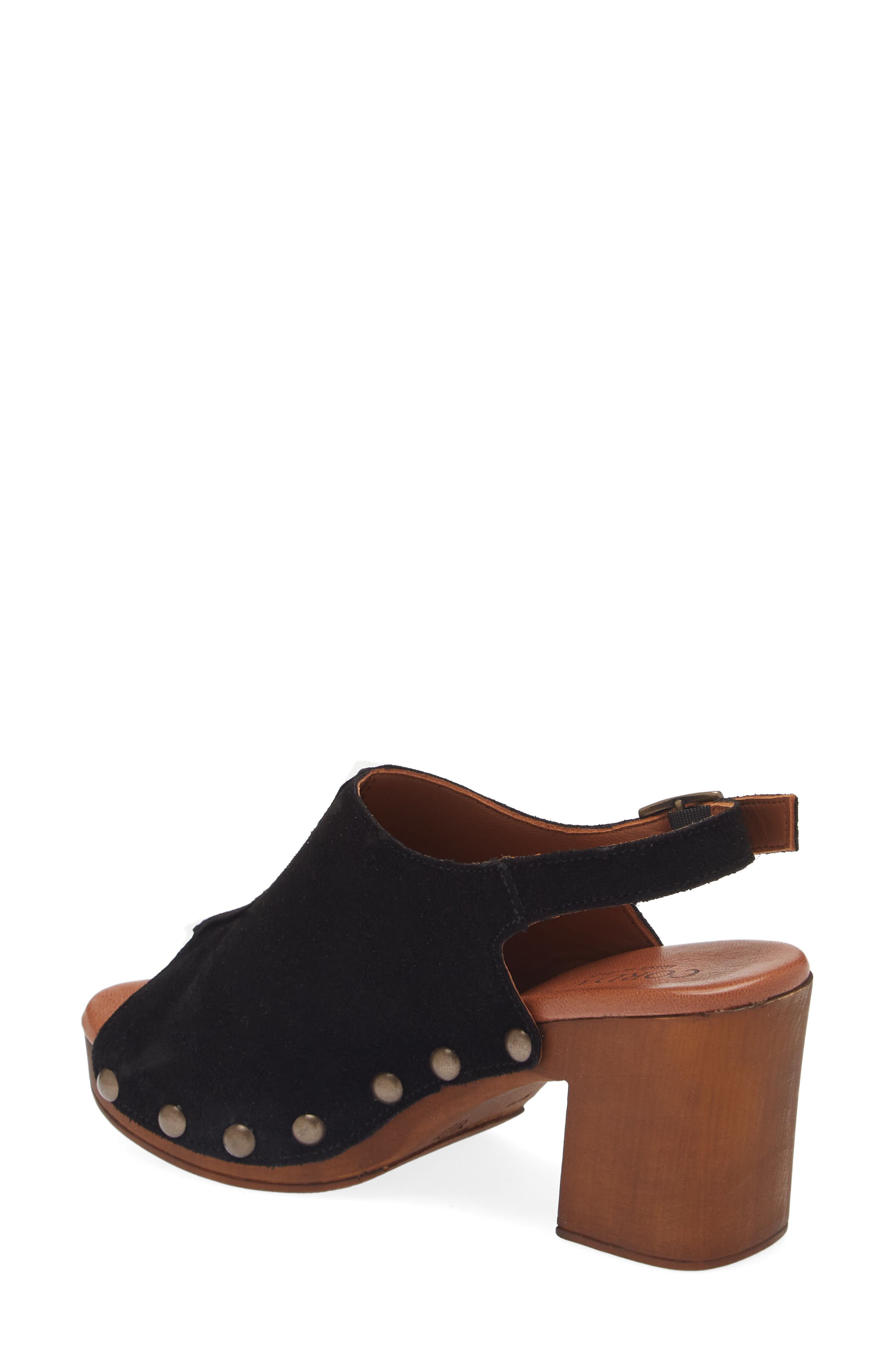 Cordani Winnie Slingback Sandal, Alternate, color, Camoscio Nero