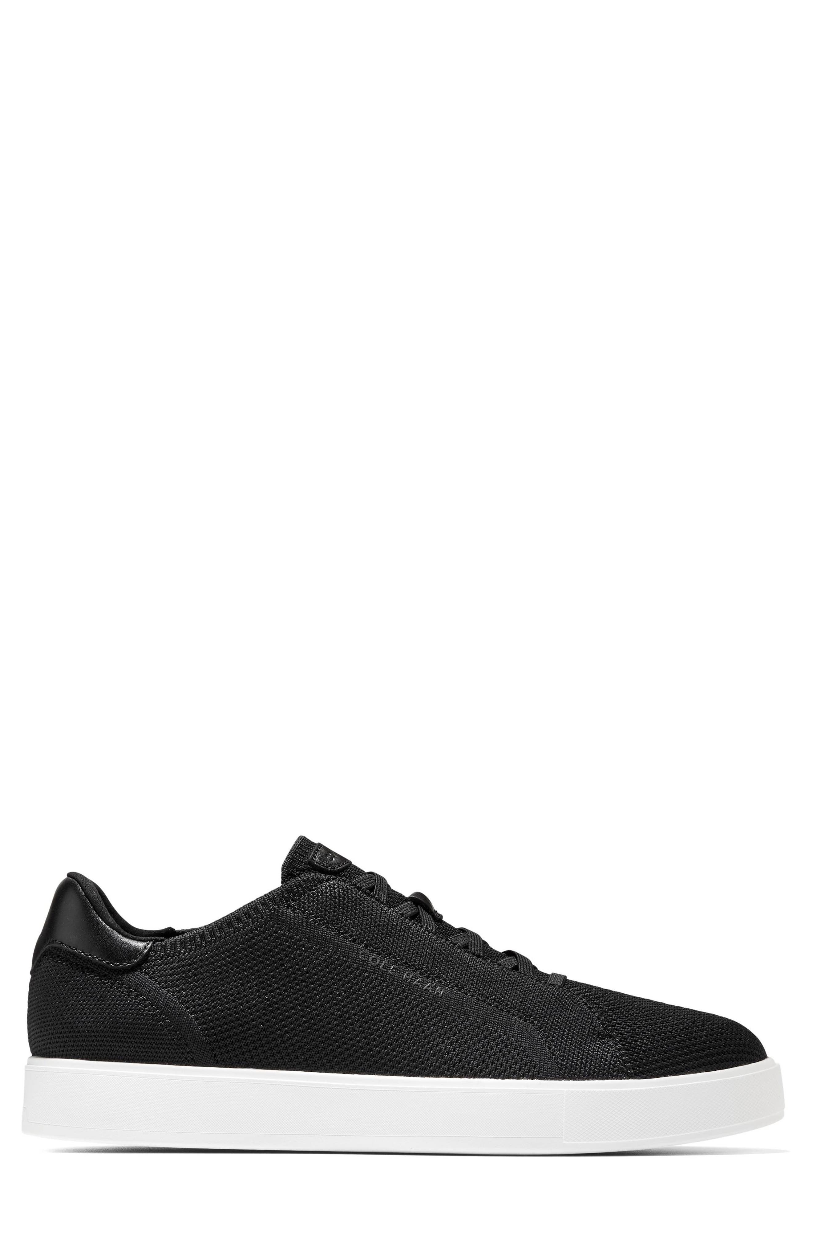 GrandPro Luxe Slip-On Stitchlite™ Knit Sneaker, Alternate, color, BLACK / WHITE