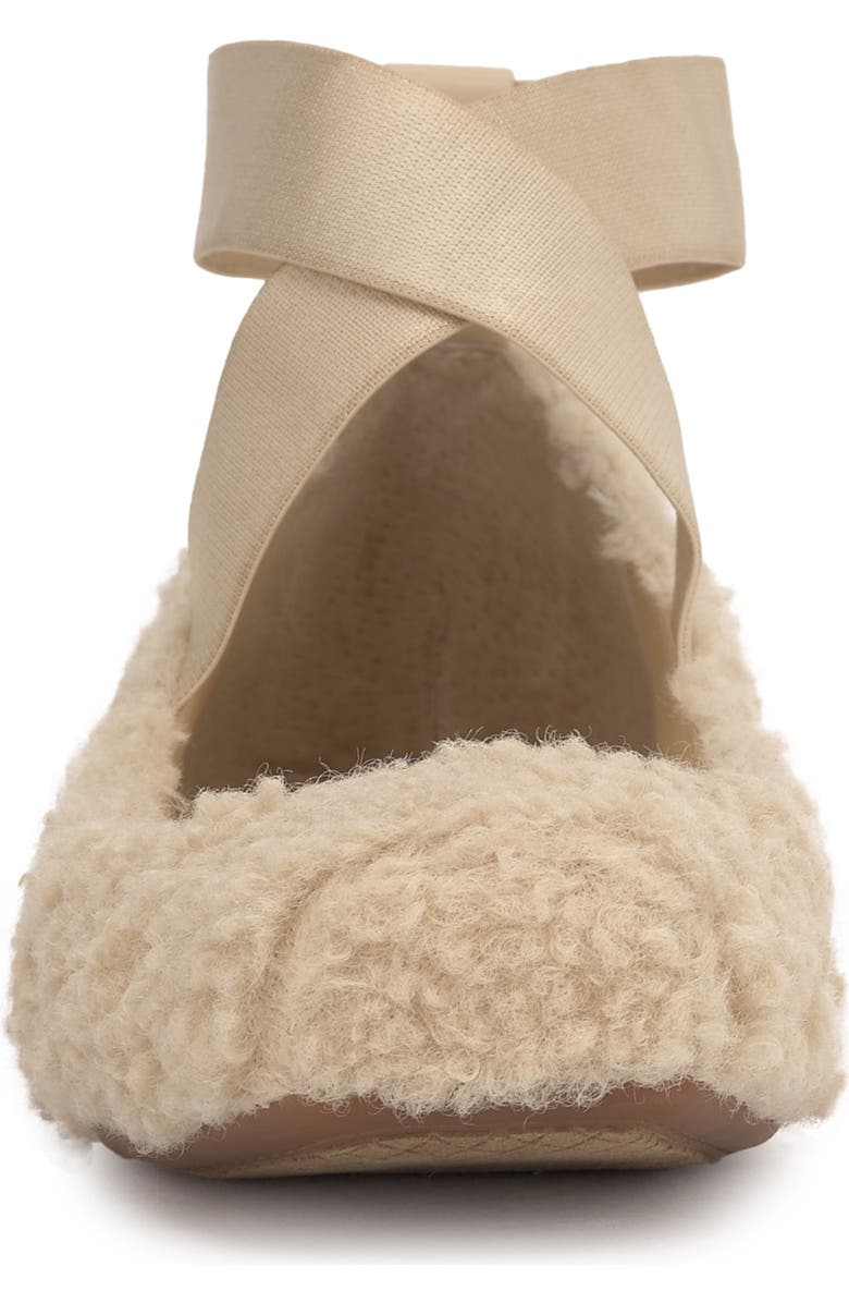 Jessica Simpson 'Mandalaye' Leather Flat, Alternate, color, Natural Brown