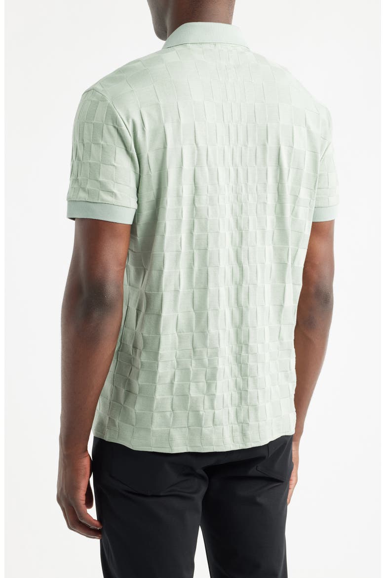 Porsche Spirit 70 Logo Jacquard Polo, Alternate, color, OPEN GREEN