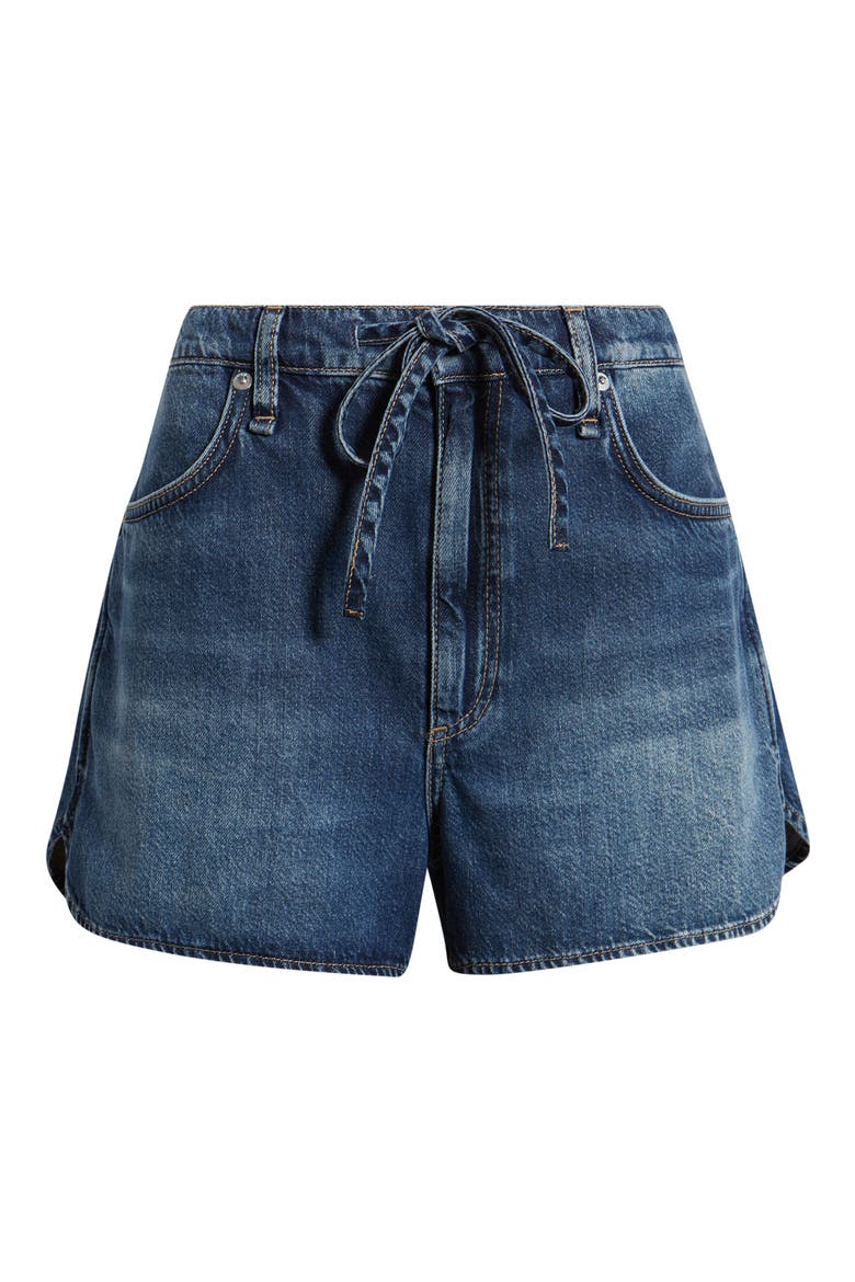 Ultra Featherweight Nolan Drawstring Denim Shorts, Alternate, color, EMERSON