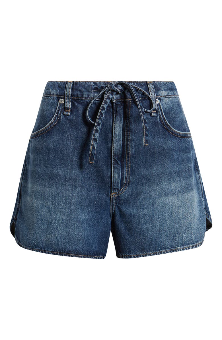 rag & bone Ultra Featherweight Nolan Drawstring Denim Shorts, Alternate, color, Emerson