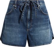 rag & bone Ultra Featherweight Nolan Drawstring Denim Shorts
