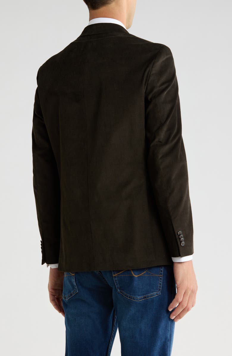 Tommy Hilfiger Two-Button Corduroy Sport Coat, Alternate, color, Hunter Green