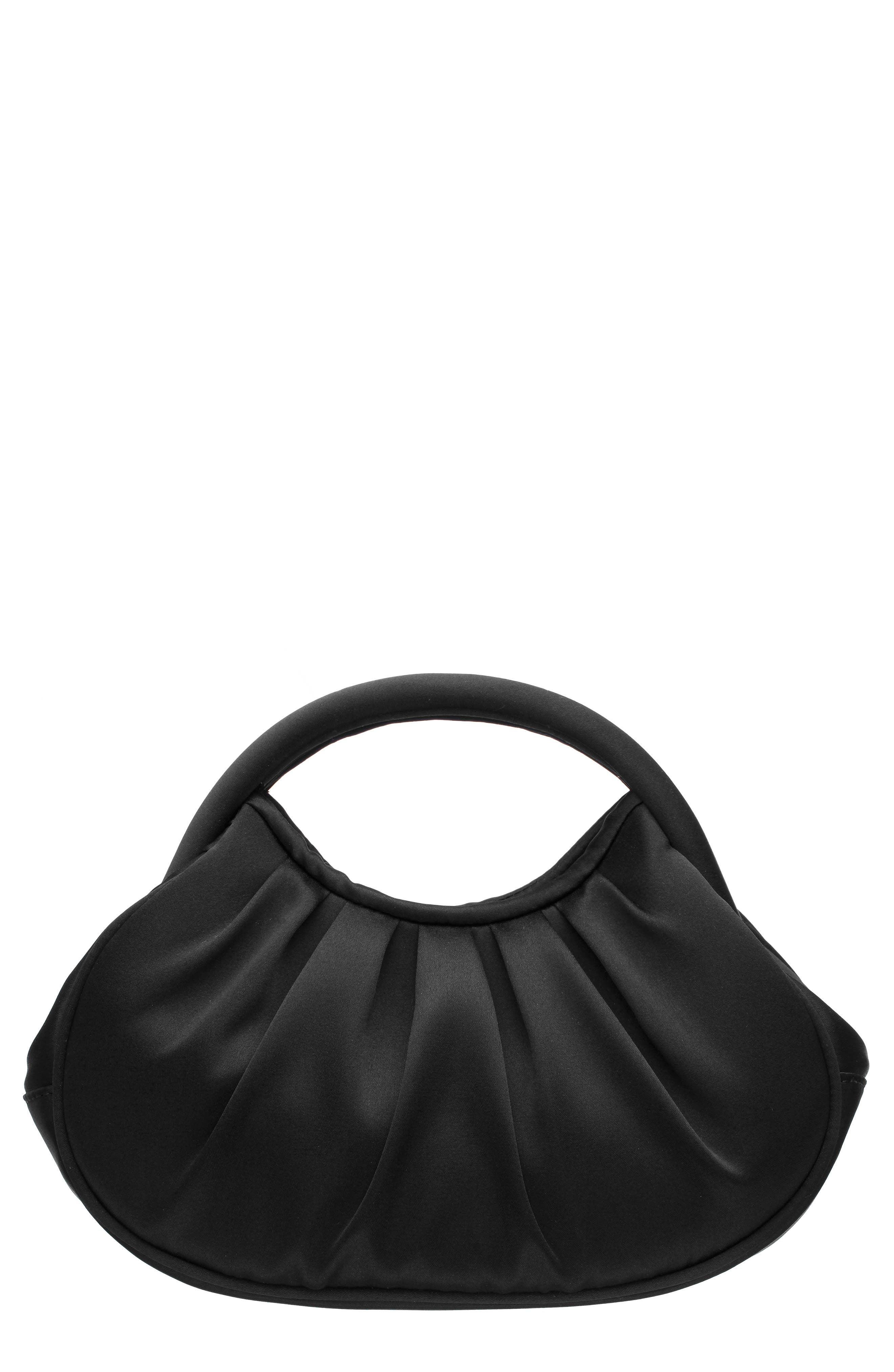 Nina Bren Top Handle Bag, Main, color, Black