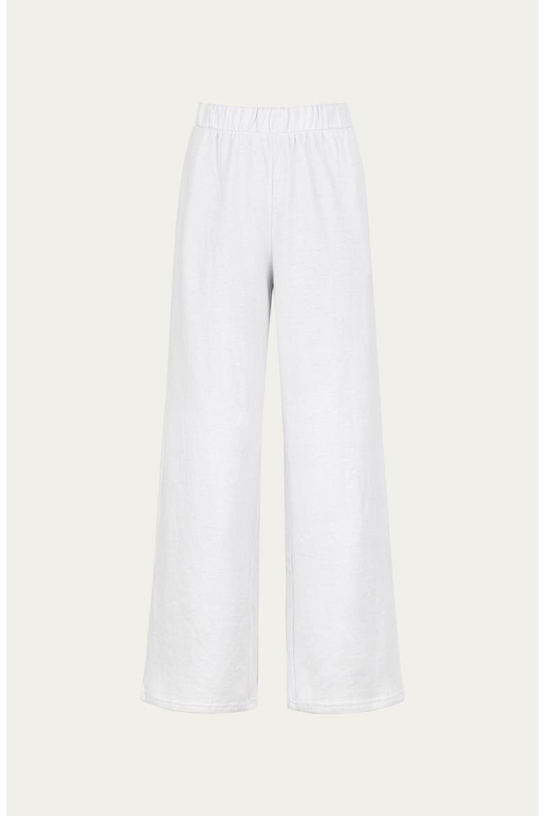 Hemp Essentials Fleece Sweatpants, Alternate, color, white
