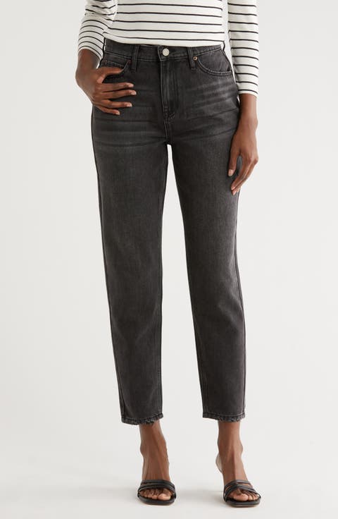 High Waist Tapered Jeans