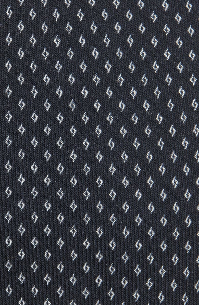 Ralph Lauren Purple Label Bond St. Geo Jacquard Cashmere & Mulberry Silk Tie, Alternate, color, Navy