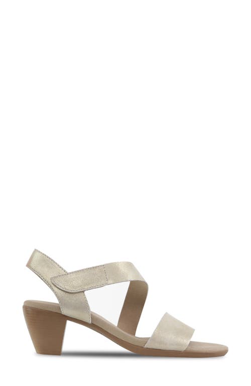 Munro Lucia Sandal In Gold
