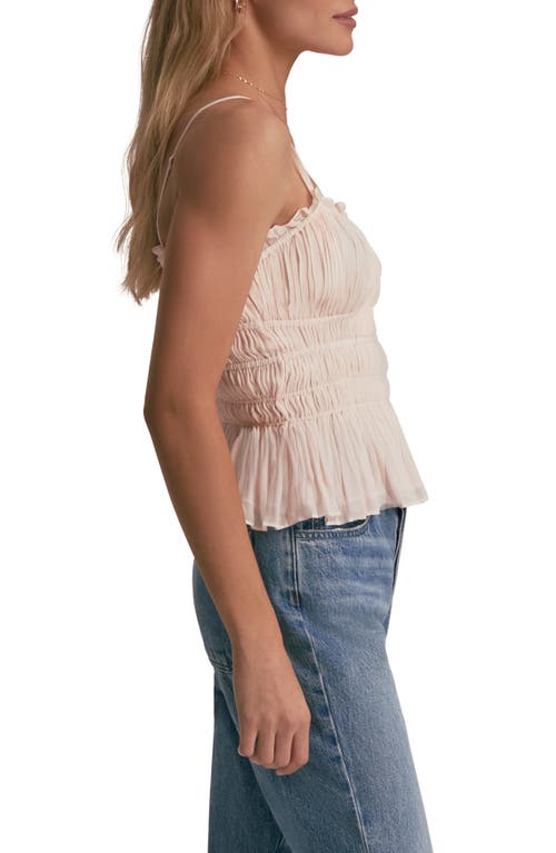 Favorite Daughter The Best Dressed Guest Shirred Camisole In White