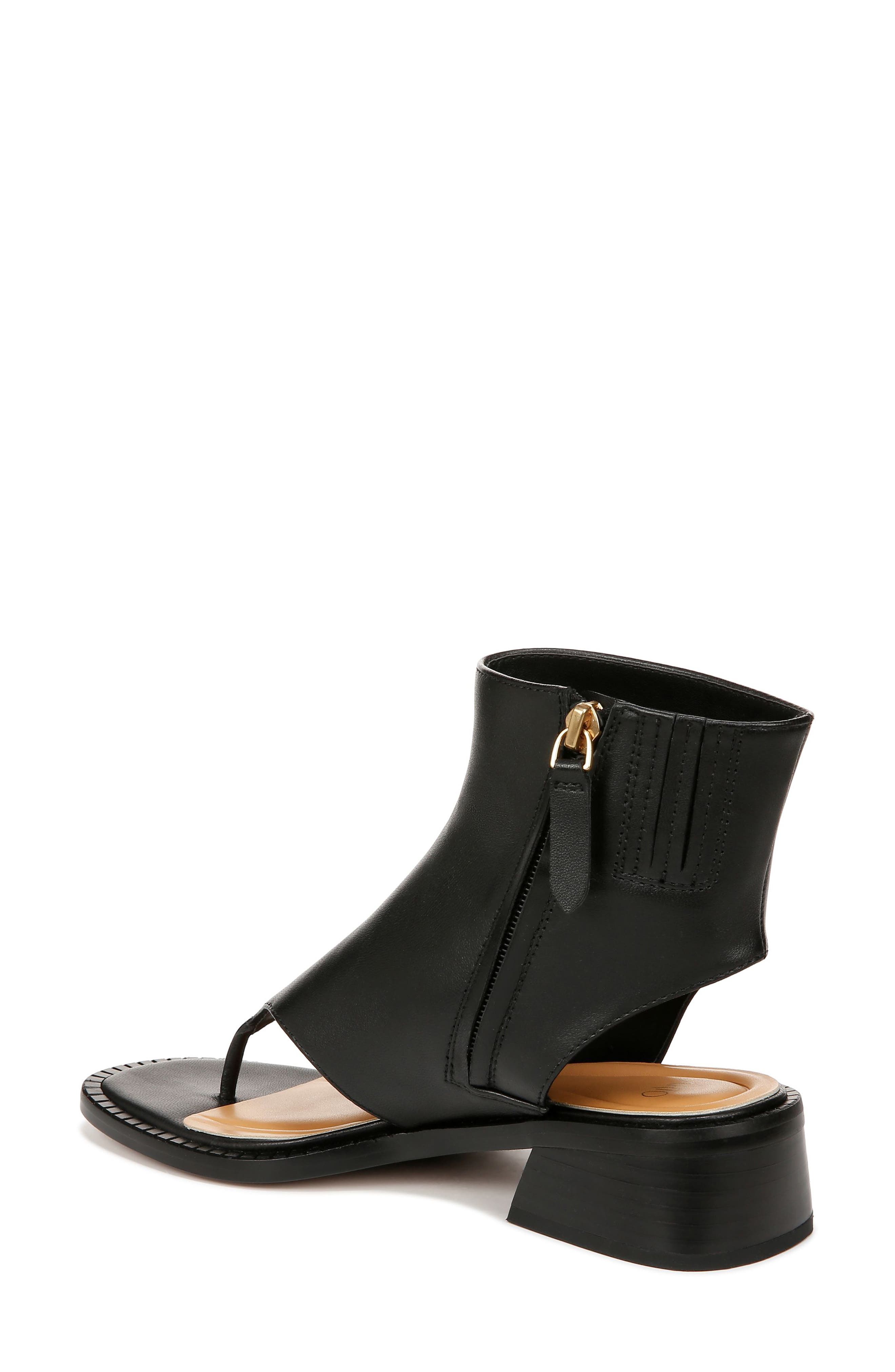 SARTO by Franco Sarto Skye Zip Cutaway Sandal Bootie, Alternate, color, 