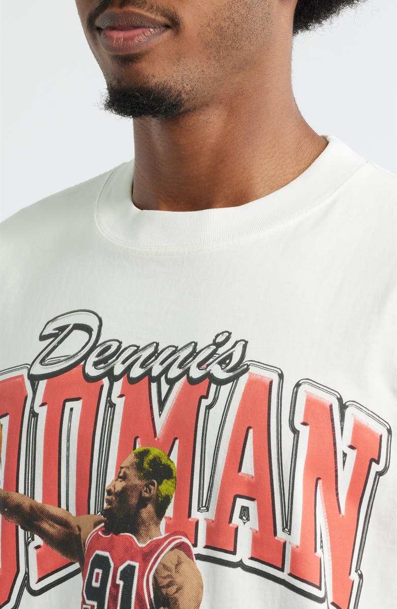 ID Supply Co Rodman Jump Graphic T-Shirt, Alternate, color, White