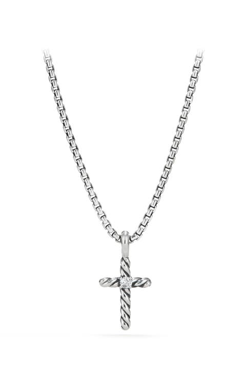 Cable Collectibles® Kids' Cross Necklace with Diamonds (Girls)