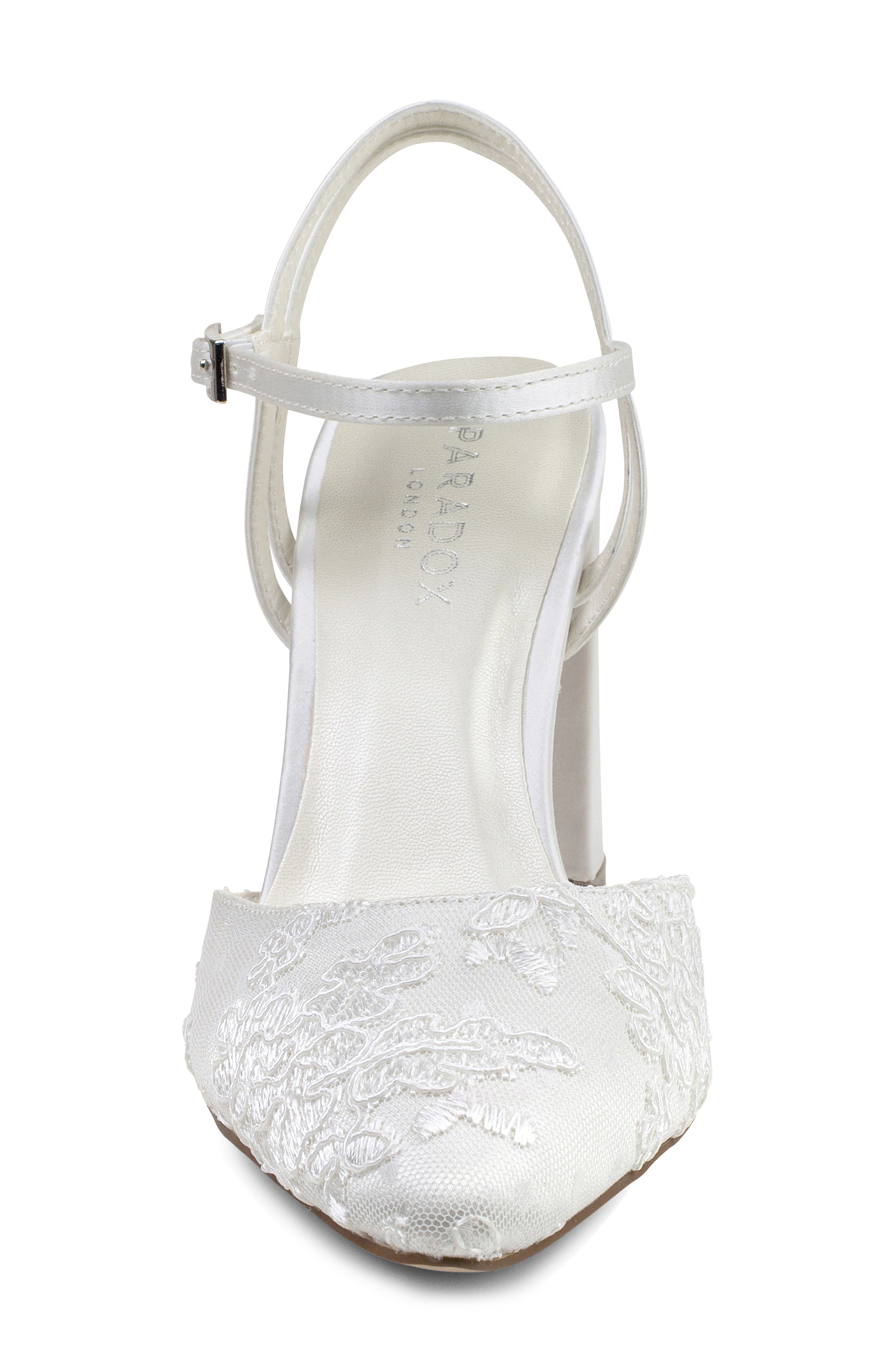 Paradox London Pink Fauna Pointed Toe Pump, Alternate, color, Ivory