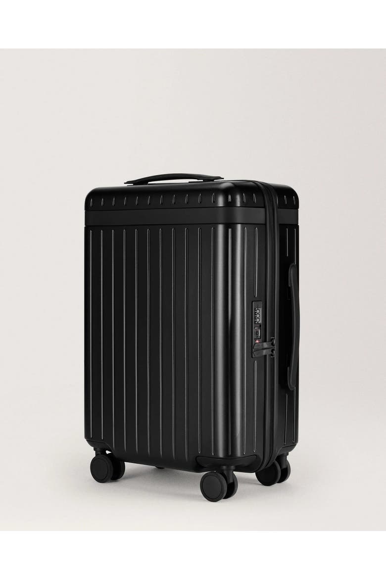 The Carry-on Zipped Suitcase, Alternate, color, Black / Black
