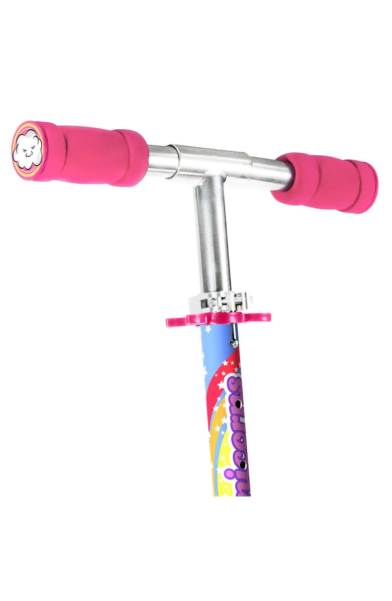 Ozbozz Unicorn Magical Sparkles Foldalbe Scooter Light Up Wheels Ages 5+, Alternate, color, Multicolored