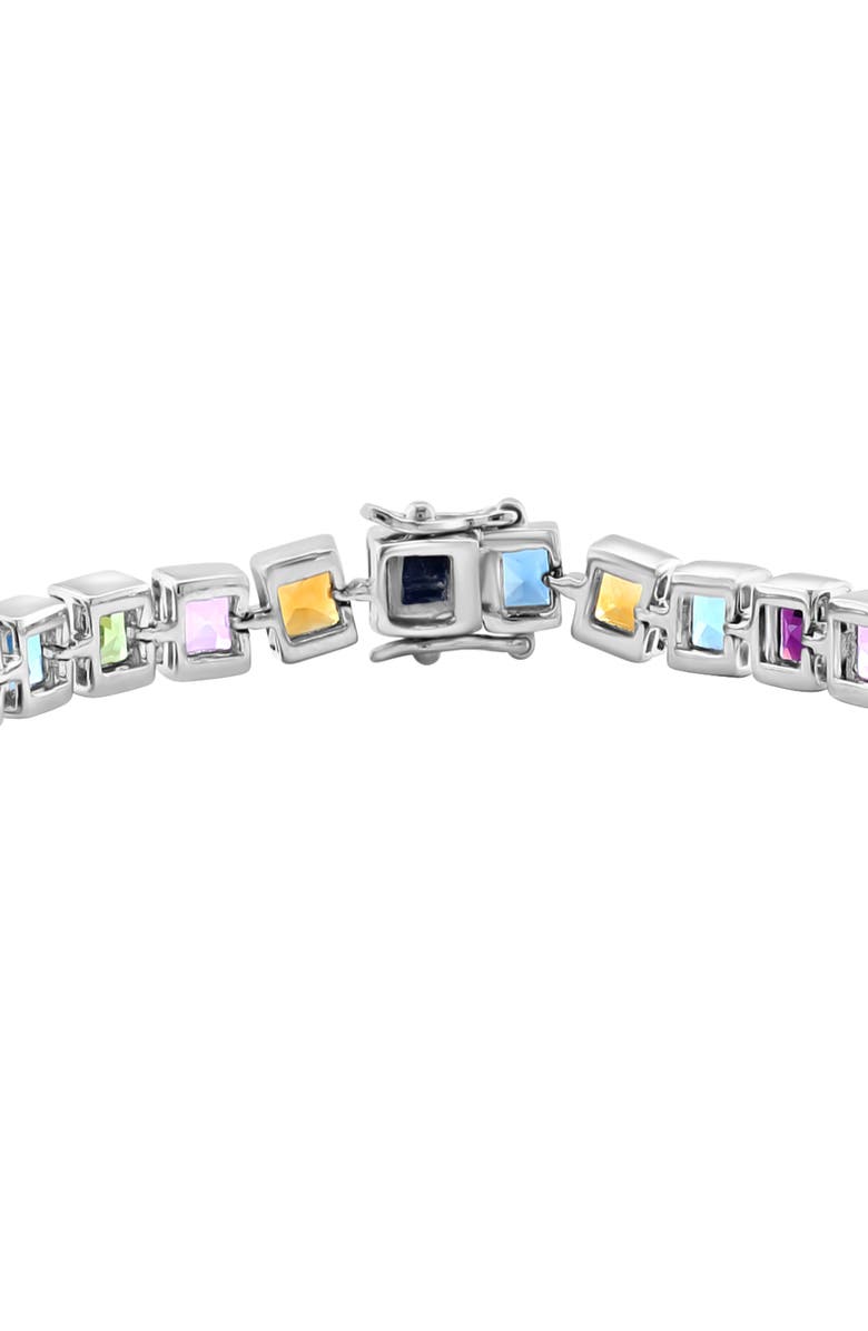 EFFY Sterling Silver Mutli Gemstone Bracelet, Alternate, color, Silver
