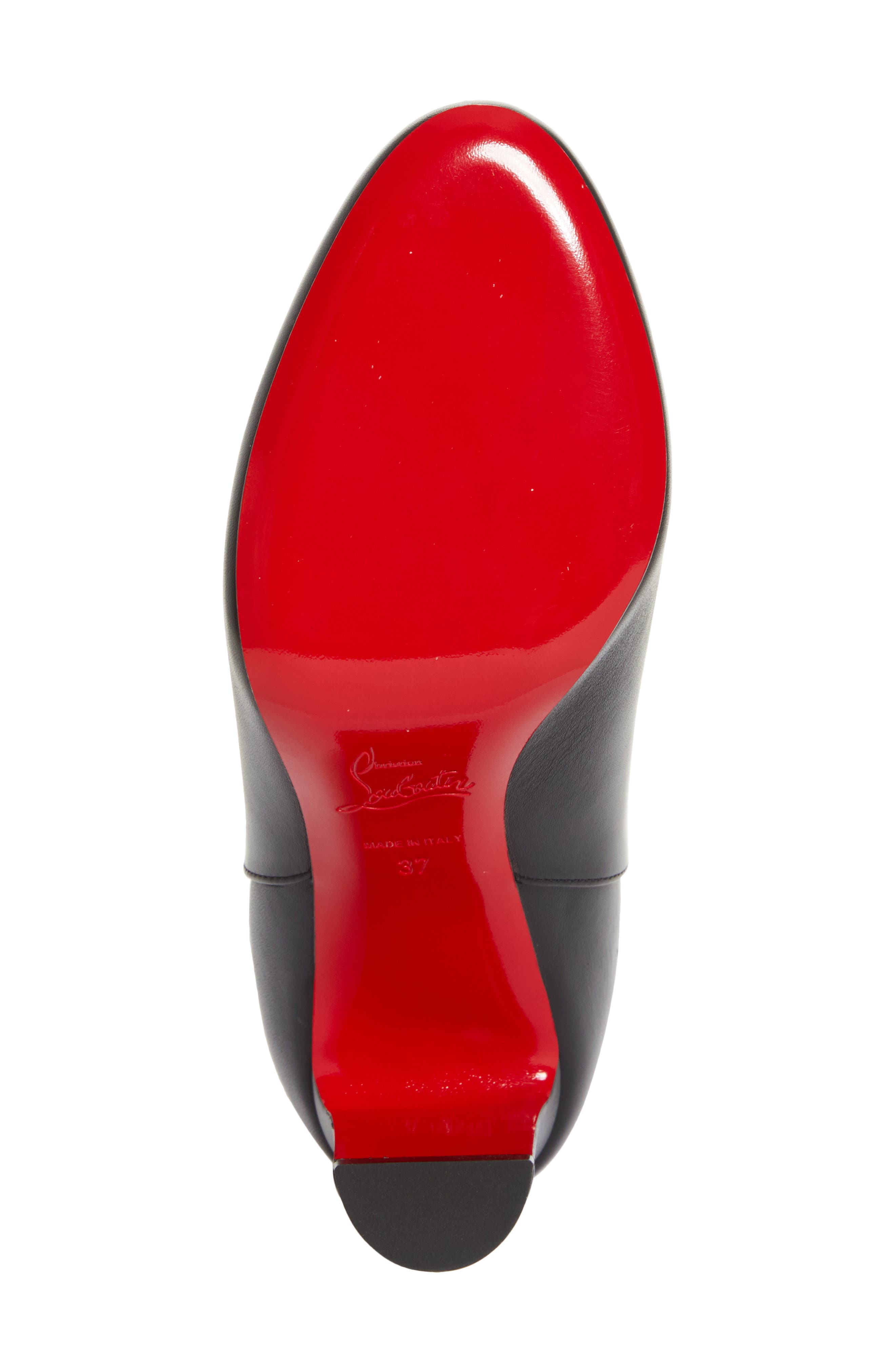 Christian Louboutin Loo Boot, Alternate, color, Black