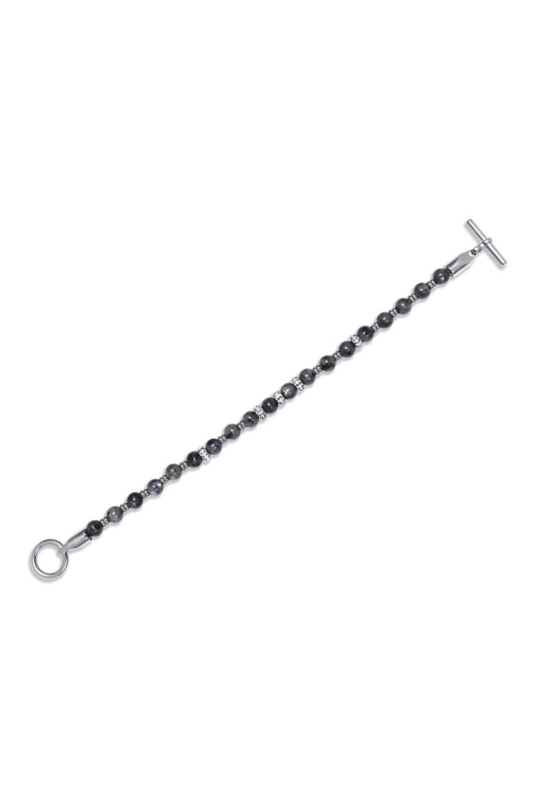 Liam Labradorite Beaded Bracelet, Alternate, color, SILVER