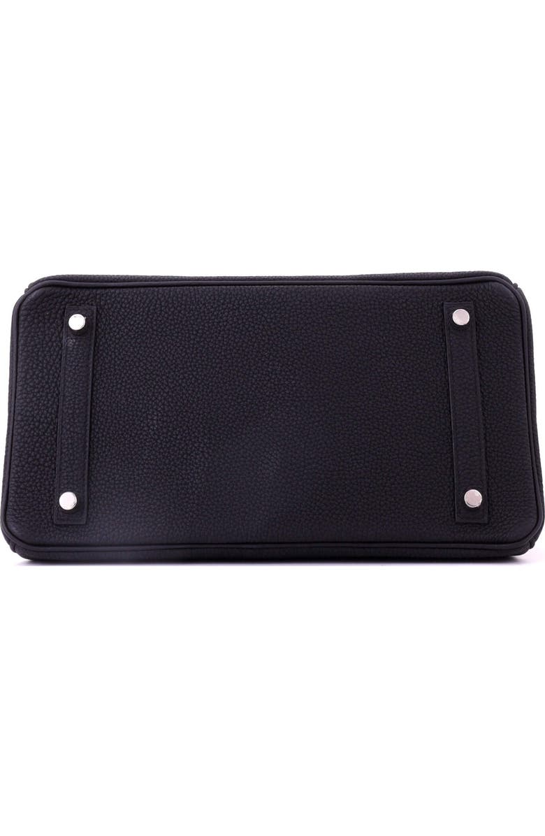 Pre-Owned Hermes Birkin Handbag Black Togo with Palladium Hardware 30, Alternate, color, Noir