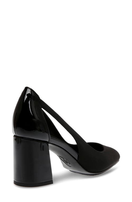 Anne Klein Berkeley Pointed Toe Pump In Black Patent