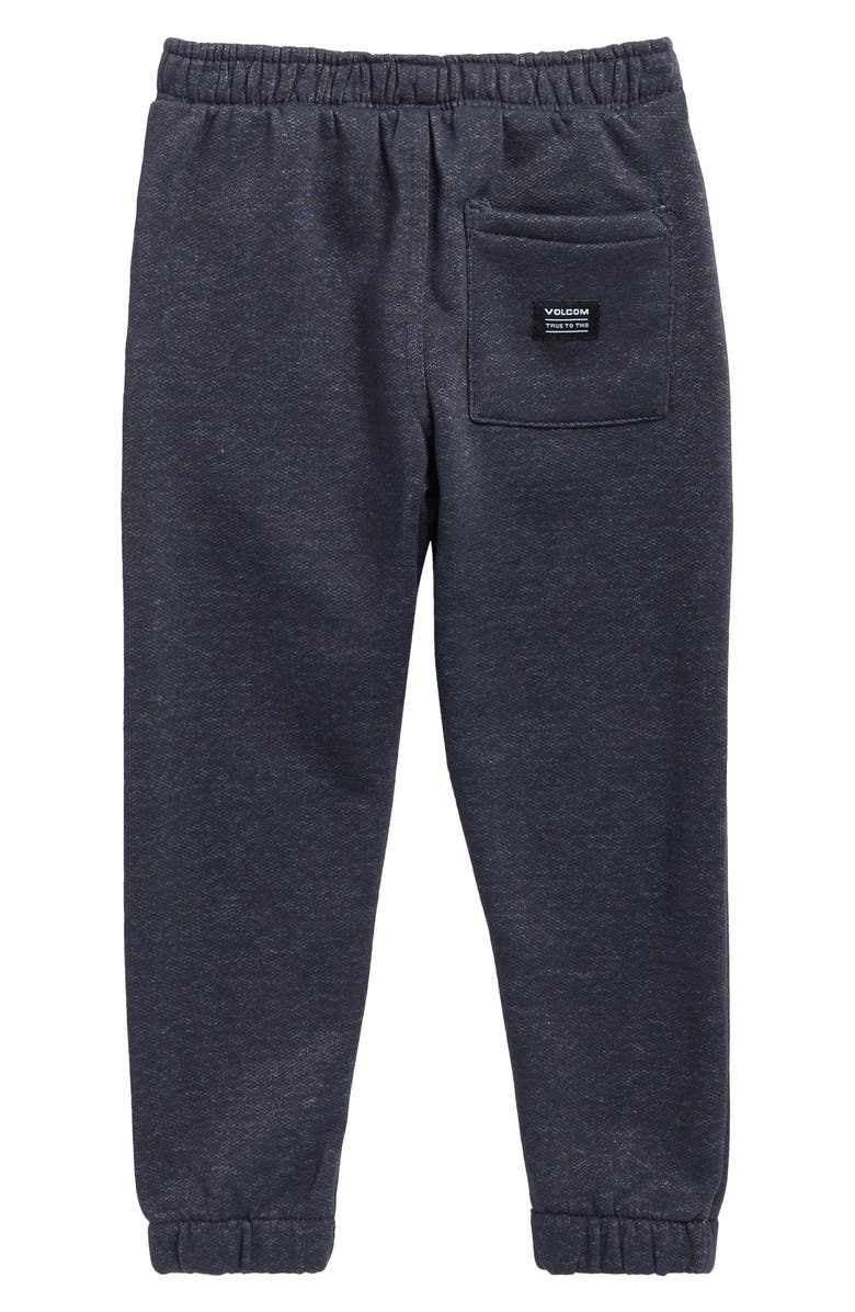 Volcom Kids' Plaid Flannel Jacket, T-Shirt & Fleece Joggers Set, Alternate, color, Dusty Blue