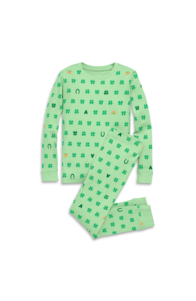 Primary Kids Organic Pj Set In Good Luck Charms, Main, color, 