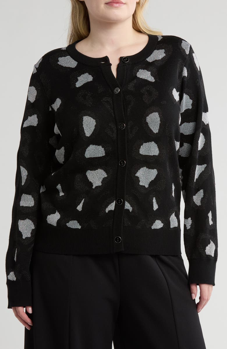 BY DESIGN Cheetah Print Cardigan, Main, color, Lion King Cheetah