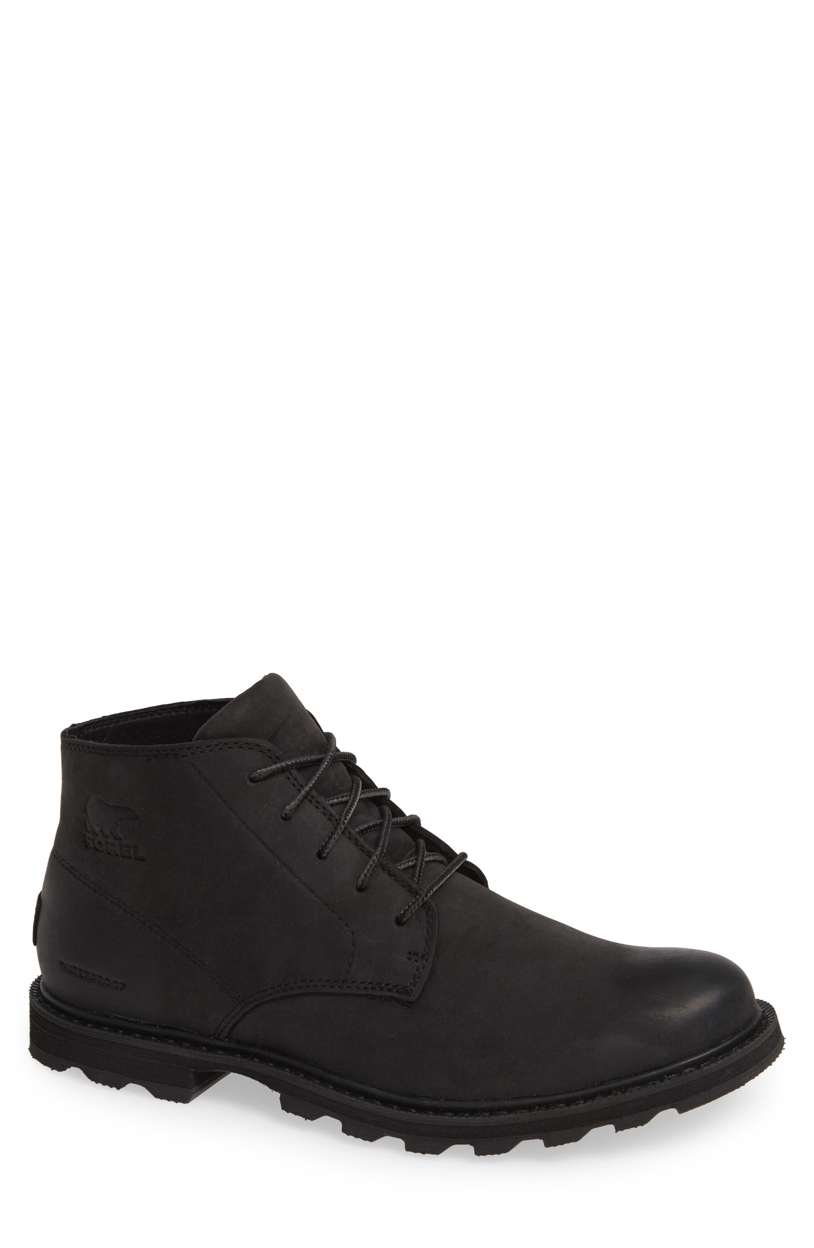 Madson Waterproof Chukka Boot, Main, color, BLACK/ BLACK