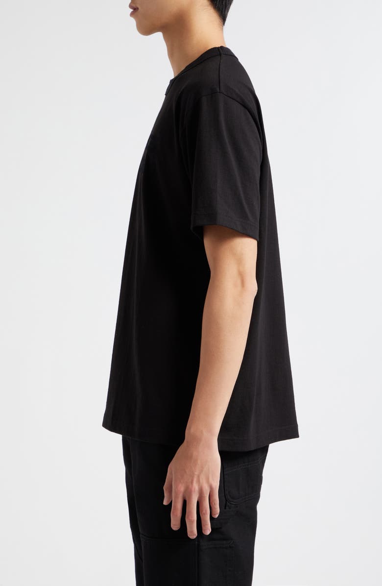 Sacai AMG Flocked Logo Cotton Graphic T-Shirt, Alternate, color,