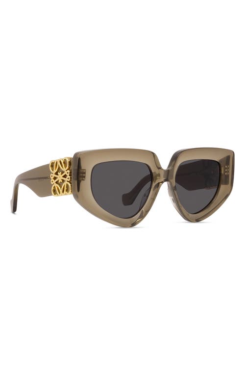 Loewe Anagram Lw40154u Sunglasses In Brown