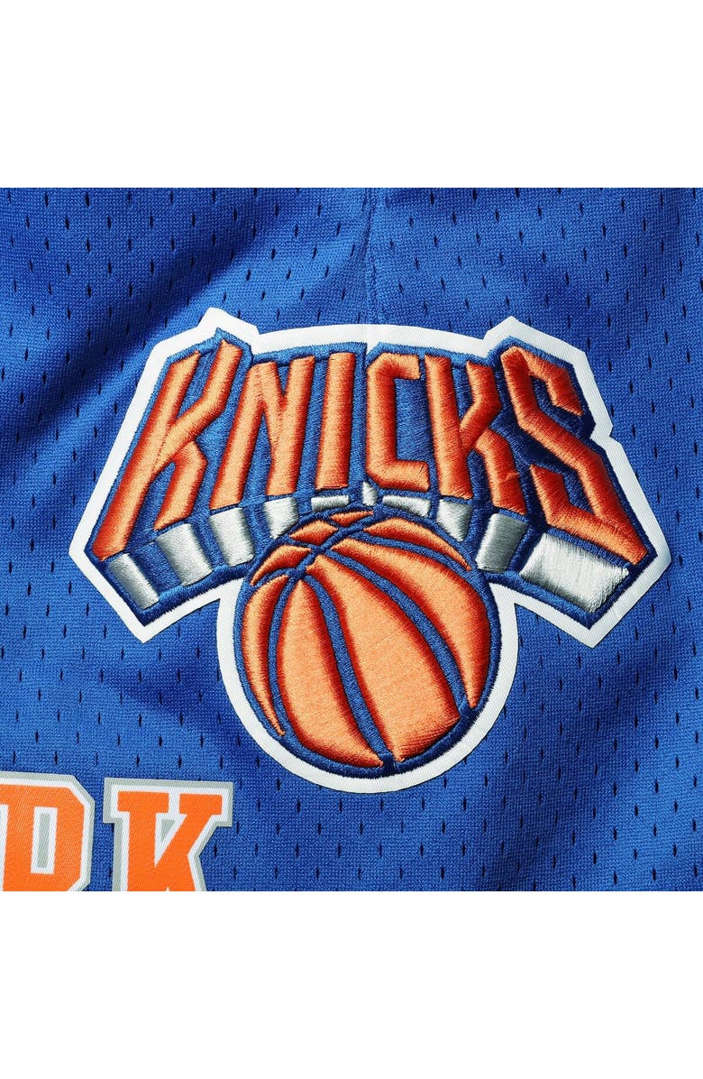 PRO STANDARD Men's Pro Standard Royal New York Knicks Mesh Capsule Shorts, Alternate, color, Royal